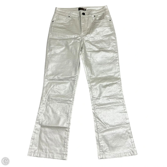Jeans Wide Leg By Kut In Cream, Size: 2