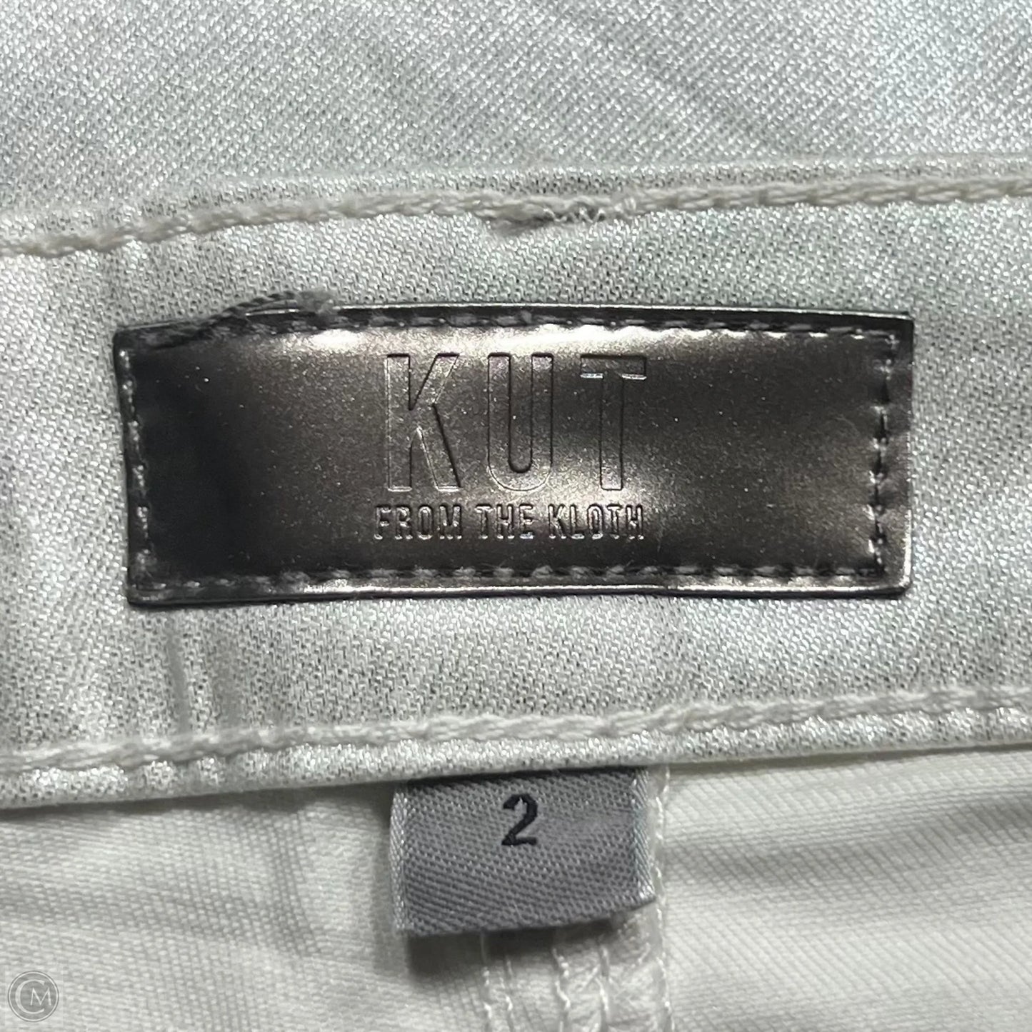 Jeans Wide Leg By Kut In Cream, Size: 2