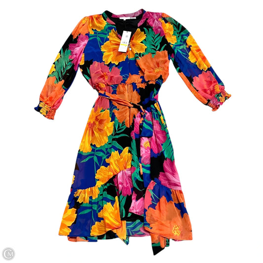 Dress Casual Maxi By Calvin Klein In Floral Print, Size: M