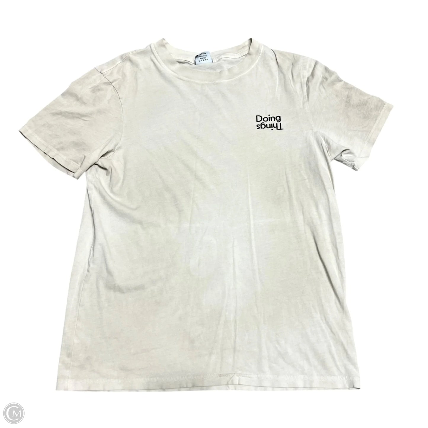 Top Short Sleeve By Outdoor Voices In Beige, Size: Xs