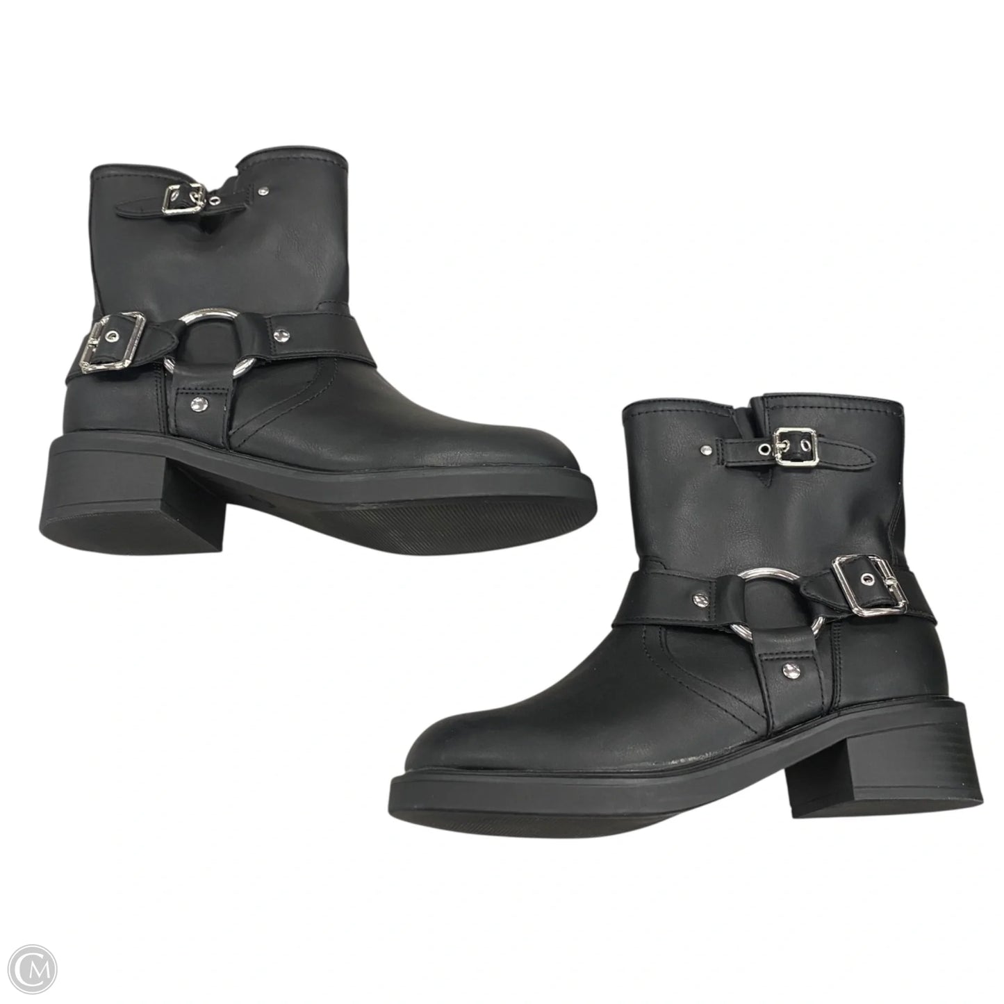 Boots Ankle Heels By Universal Thread In Black, Size: 9