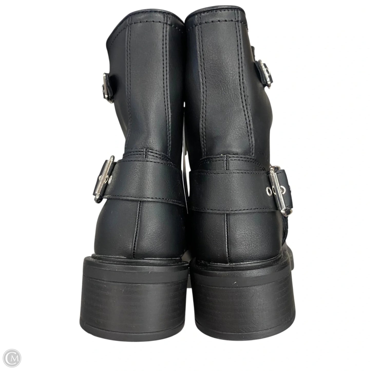 Boots Ankle Heels By Universal Thread In Black, Size: 9