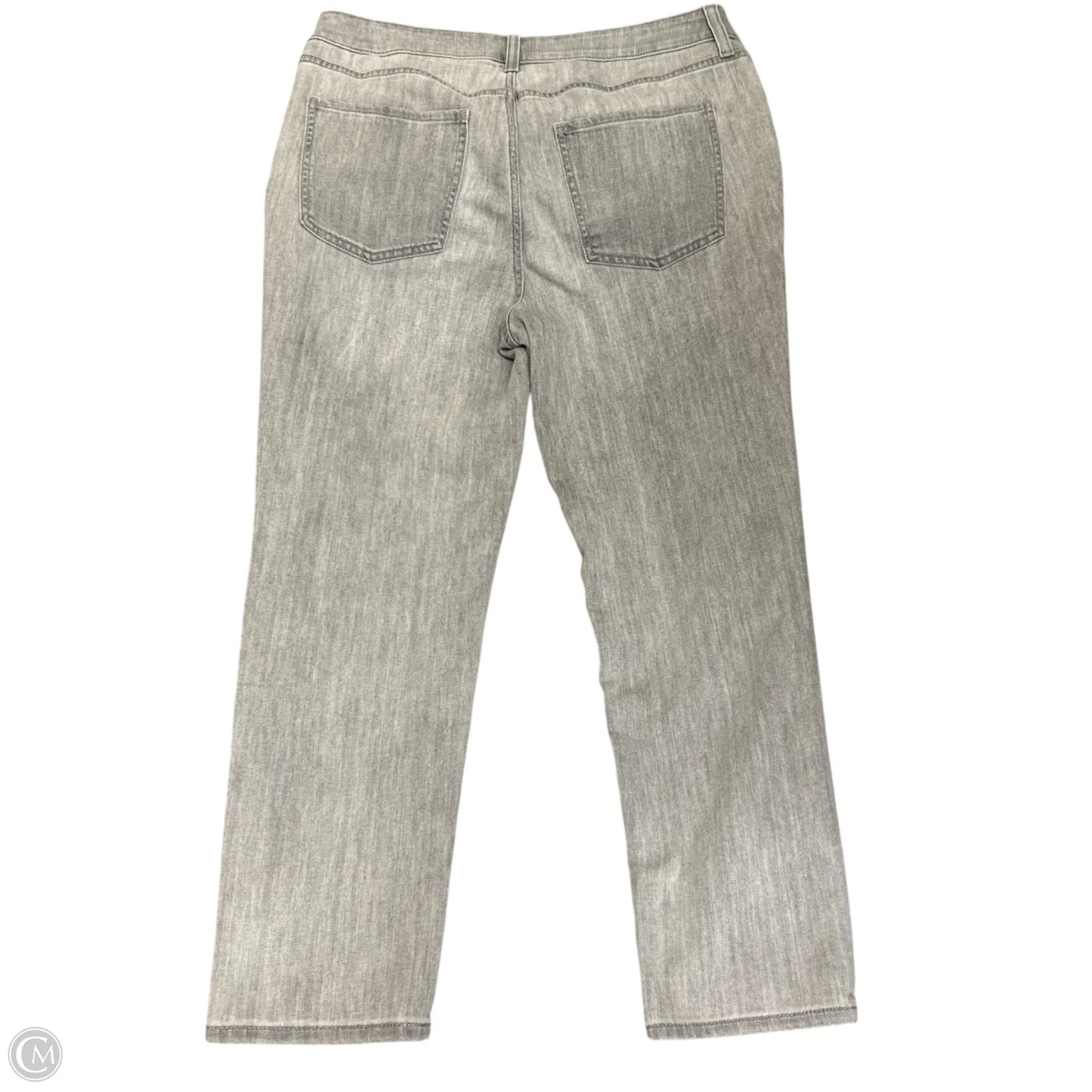 Jeans Boyfriend By Chicos In Grey, Size: 10