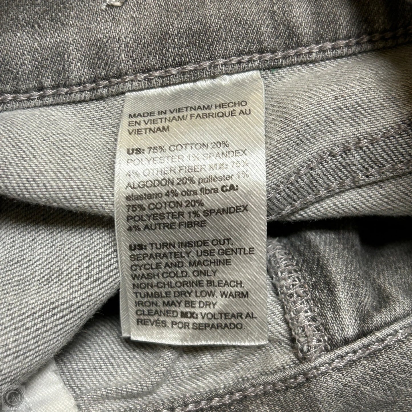 Jeans Boyfriend By Chicos In Grey, Size: 10