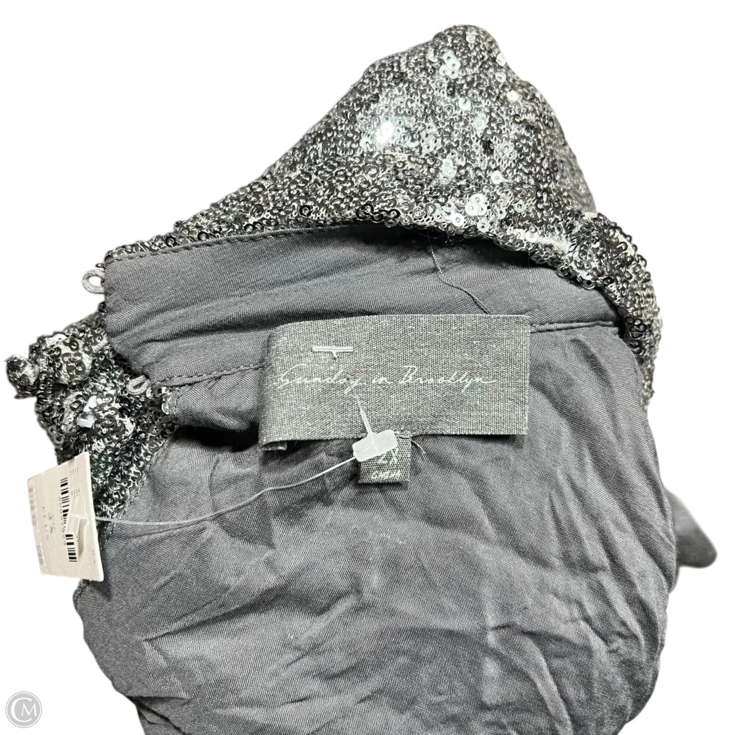 Top Long Sleeve By Anthropologie In Grey, Size: 2x
