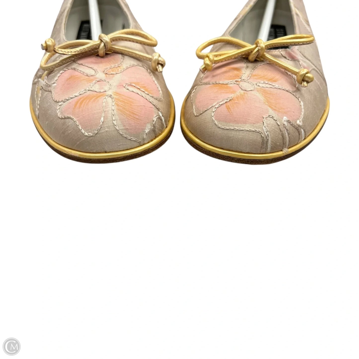 Shoes Designer By Stuart Weitzman In Pink & Yellow, Size: 8