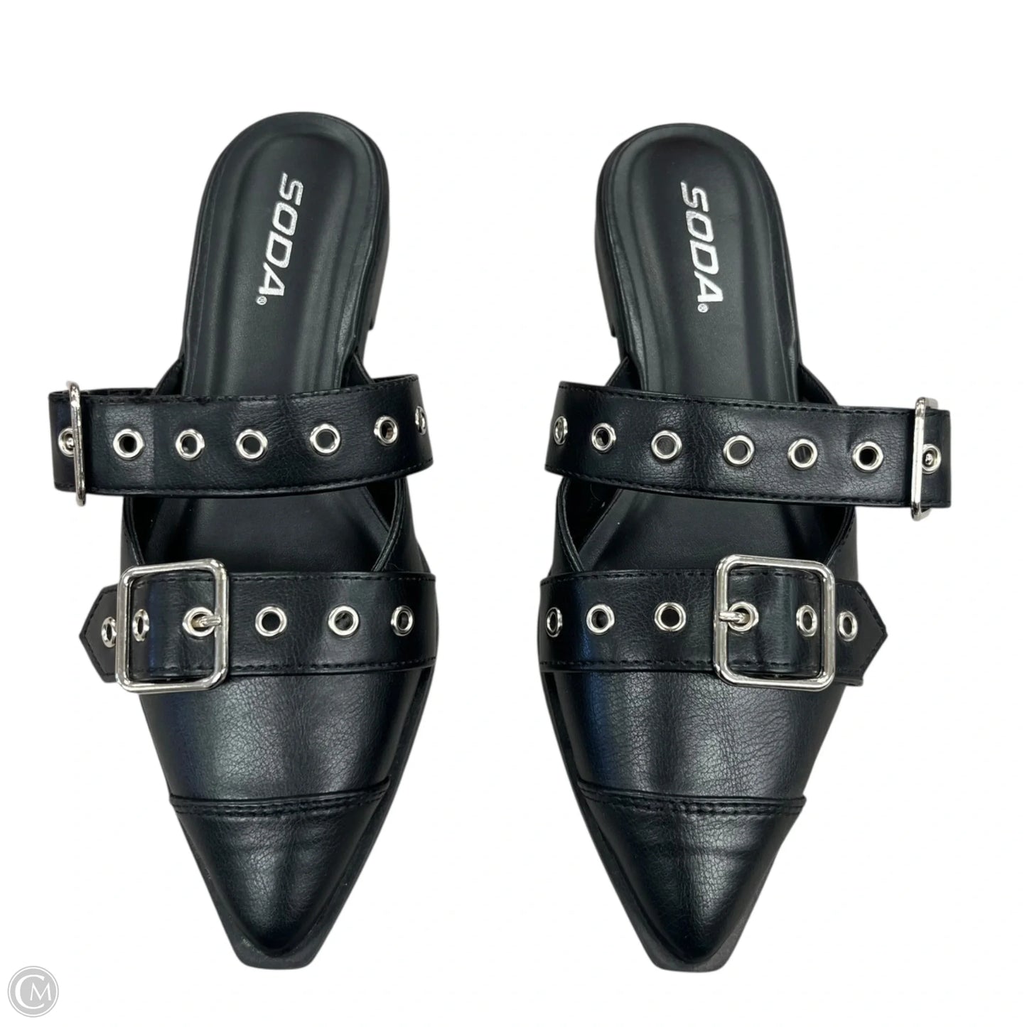 Shoes Flats By Soda In Black, Size: 6