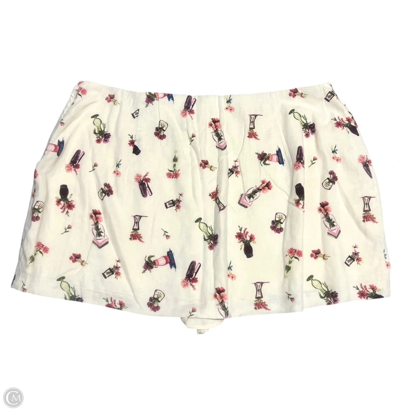 Skirt Mini & Short By Abercrombie And Fitch In Cream, Size: 16