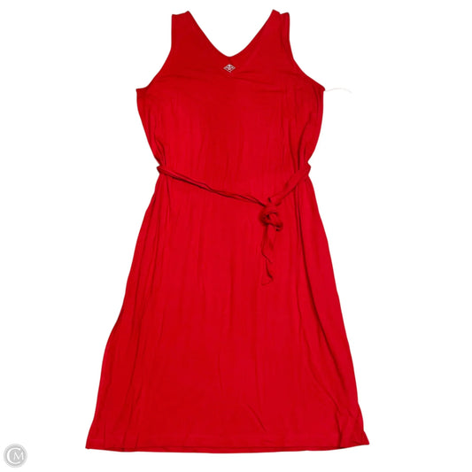 Dress Casual Maxi By St Johns Bay In Red, Size: Xlp