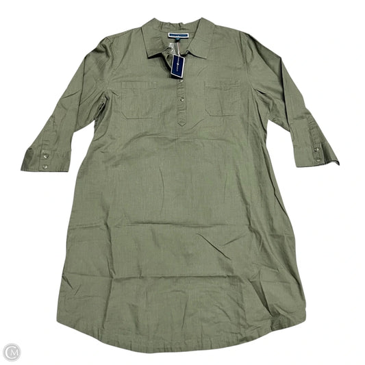 Dress Casual Midi By Karen Scott In Green, Size: Xl