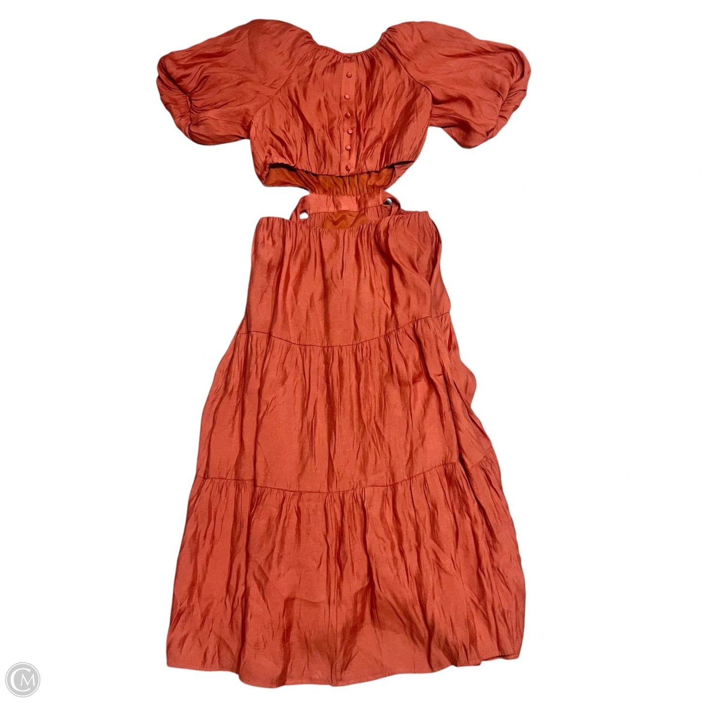 Dress Casual Maxi By By The River In Orange, Size: M