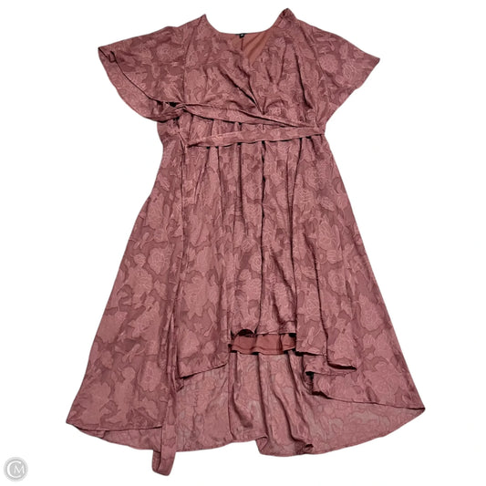 Dress Casual Midi By Torrid In Pink, Size: 4x