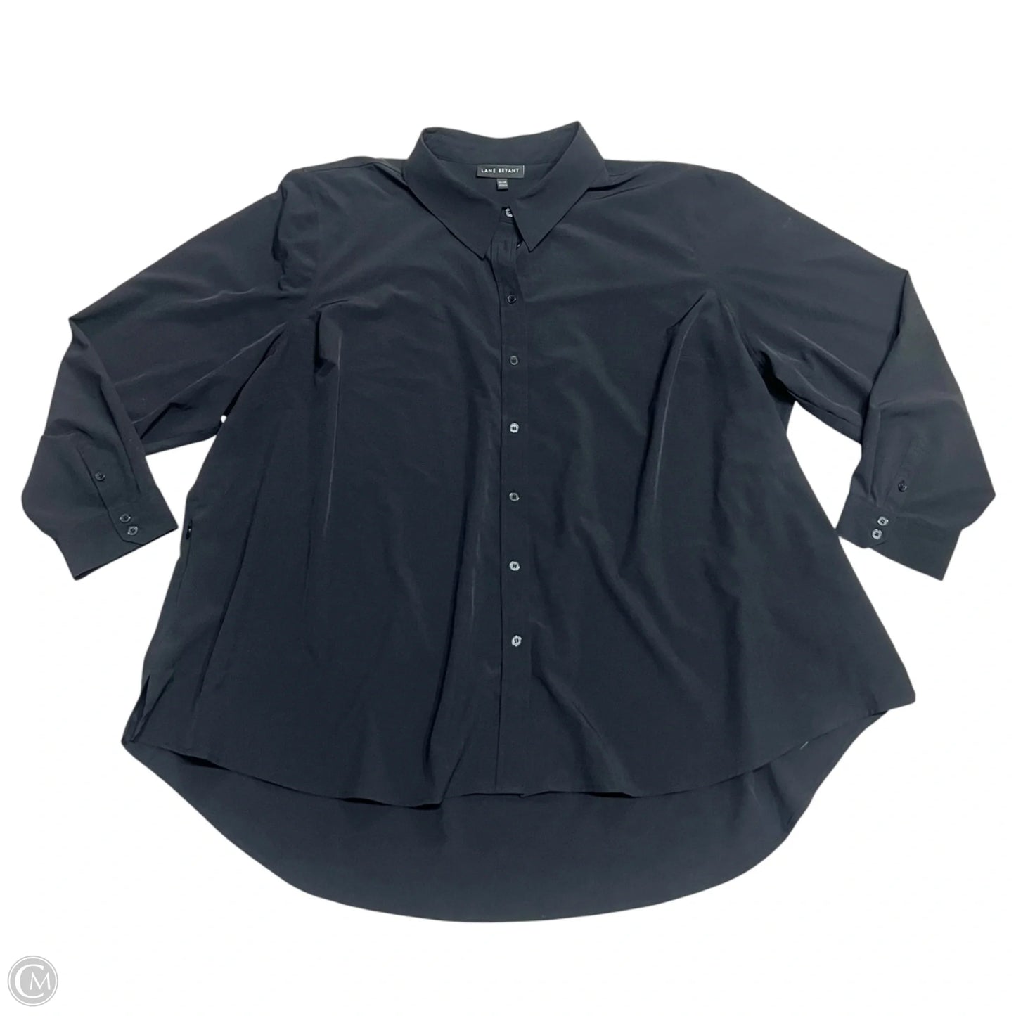 Top Long Sleeve By Lane Bryant In Black, Size: 26