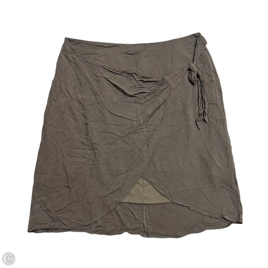 Skirt Maxi By Torrid In Taupe, Size: 3x