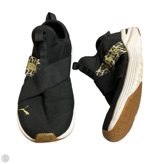 Shoes Athletic By Puma In Black & Brown, Size: 7.5