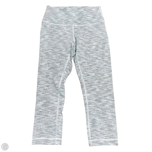 Athletic Leggings By Lululemon In Black & White, Size: 8
