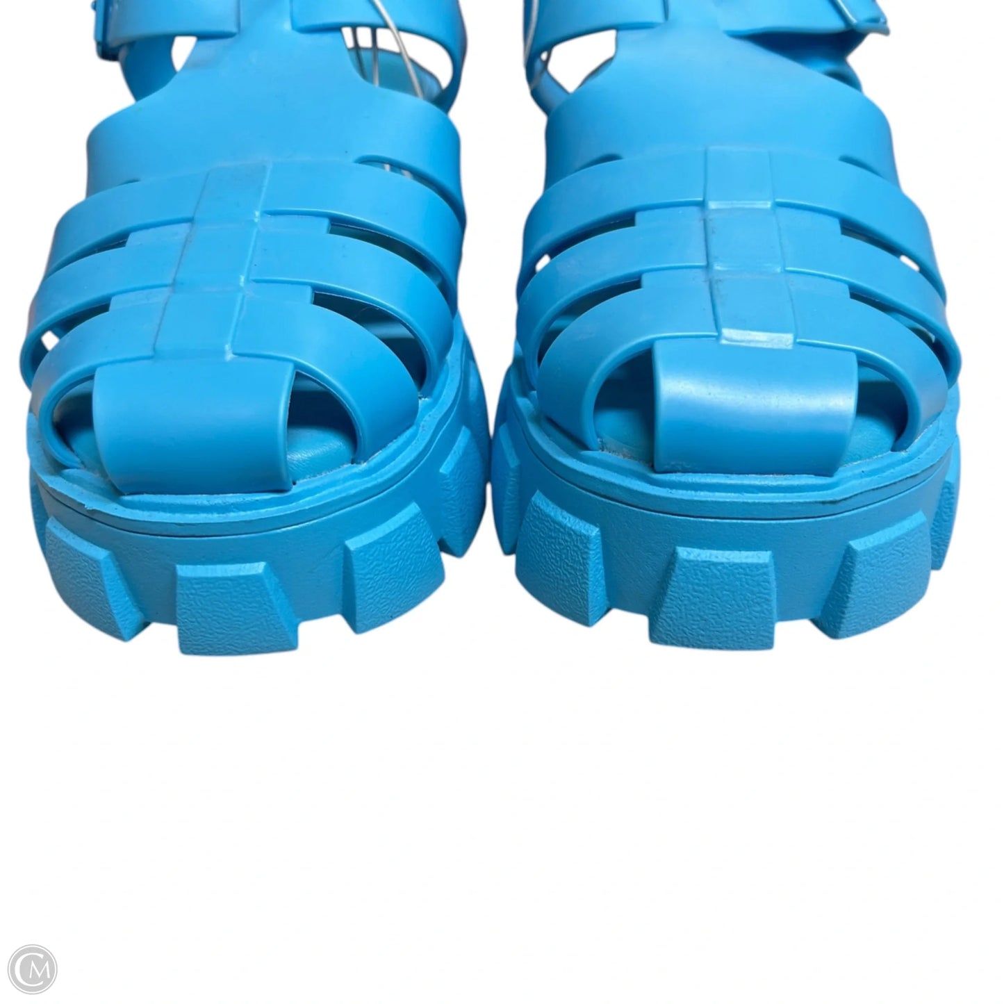 Shoes Heels Platform By Liliana In Blue, Size: 7