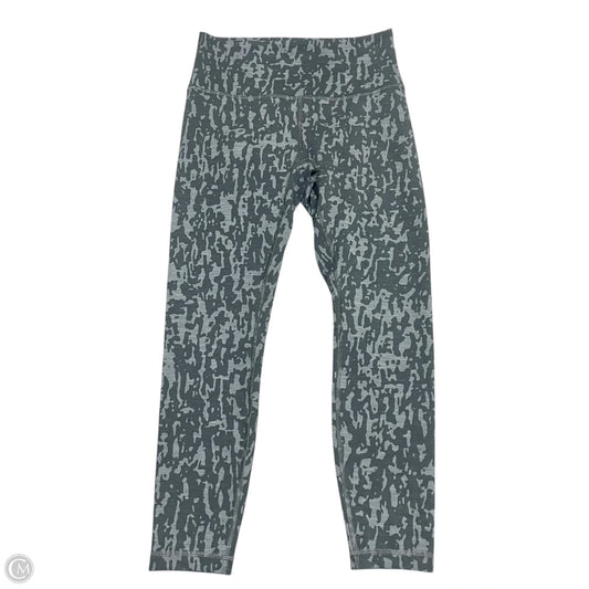 Athletic Leggings By Lululemon In Grey, Size: 8