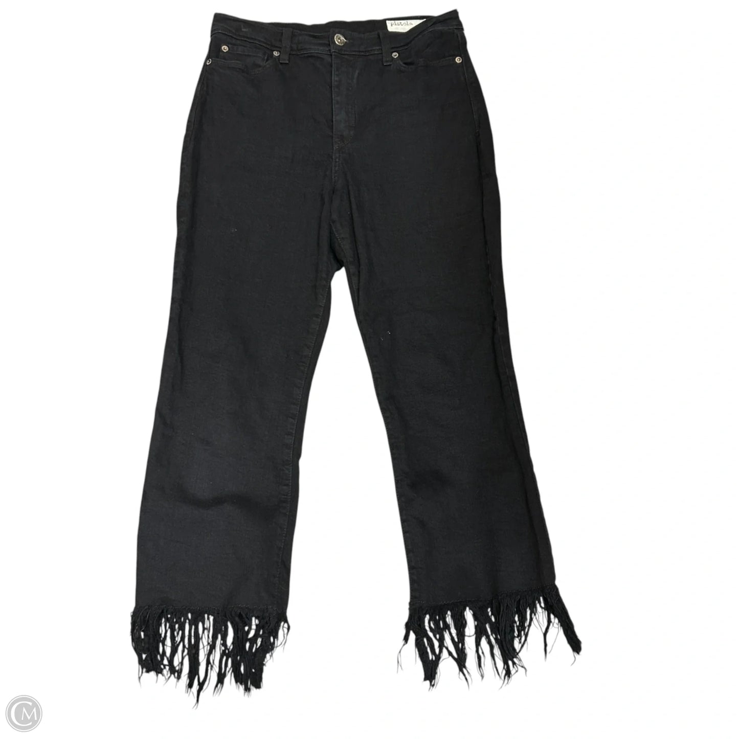 Jeans Straight By Pistola In Black, Size: 10