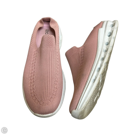 Shoes Athletic By Concorde In Pink & White, Size: 8.5