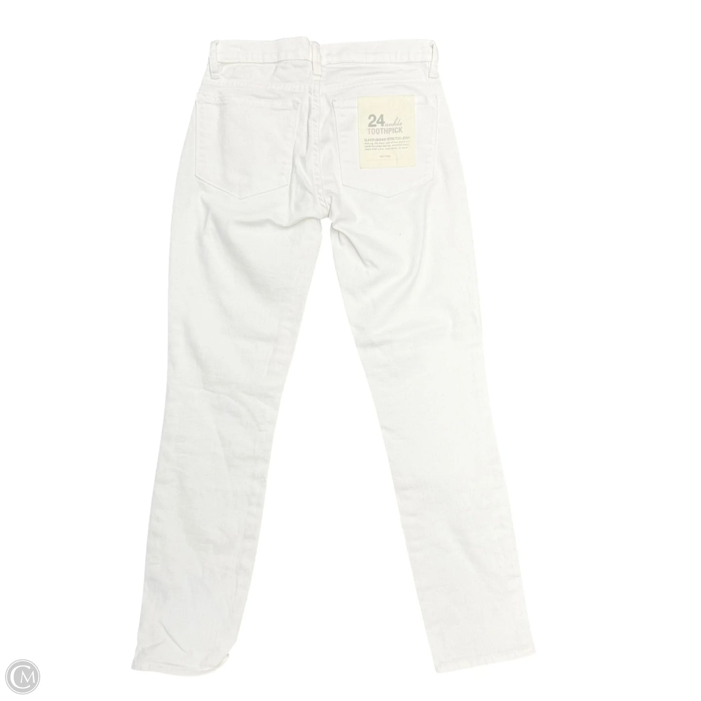 Jeans Straight By J. Crew In Cream, Size: 0