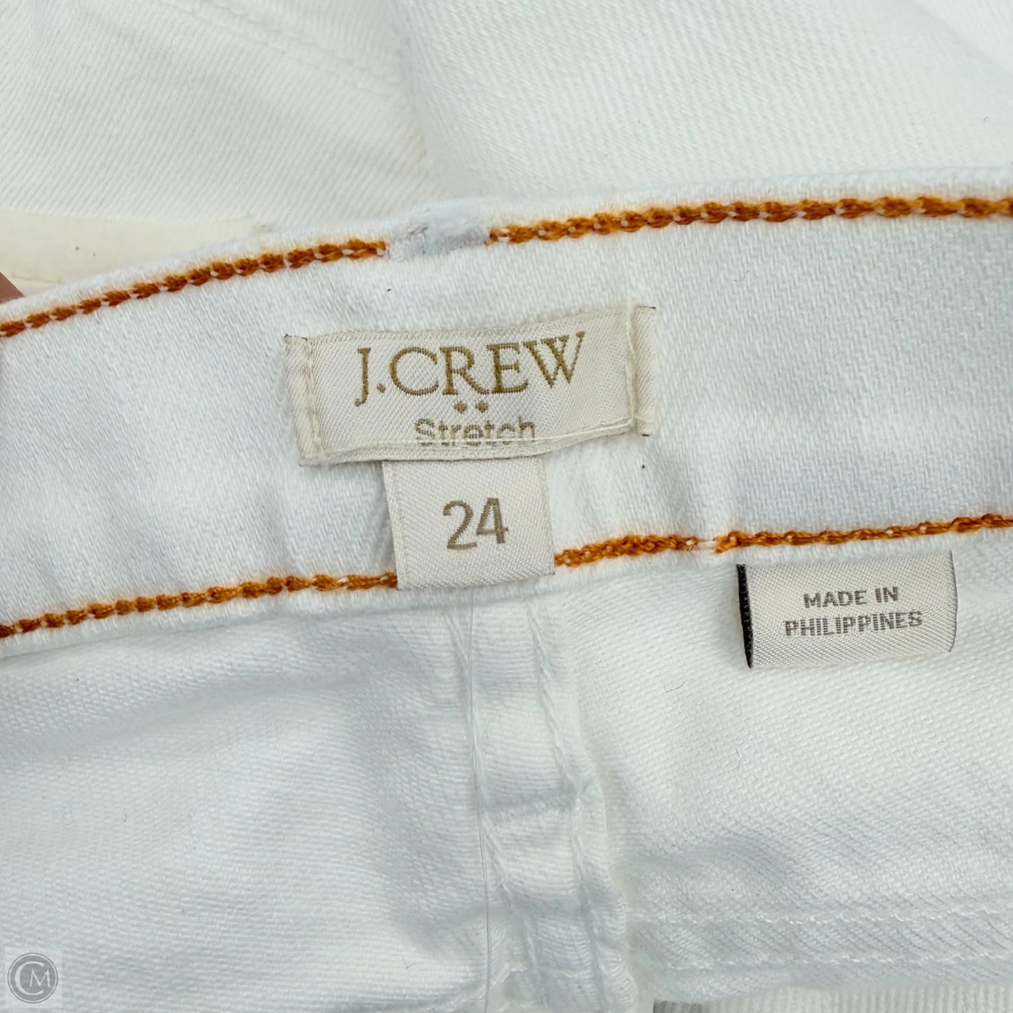 Jeans Straight By J. Crew In Cream, Size: 0