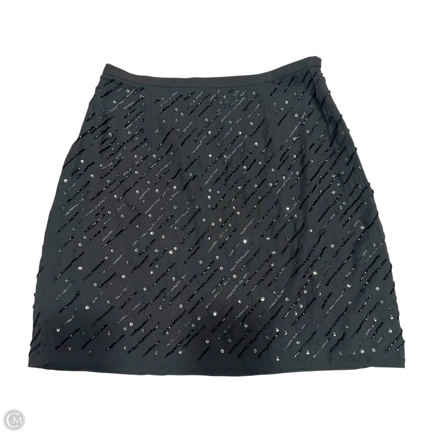 Skirt Midi By Banana Republic In Black, Size: 6