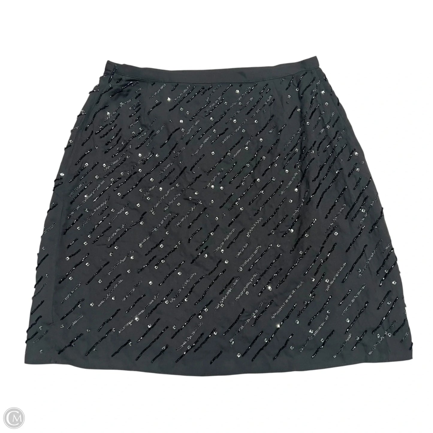 Skirt Midi By Banana Republic In Black, Size: 6