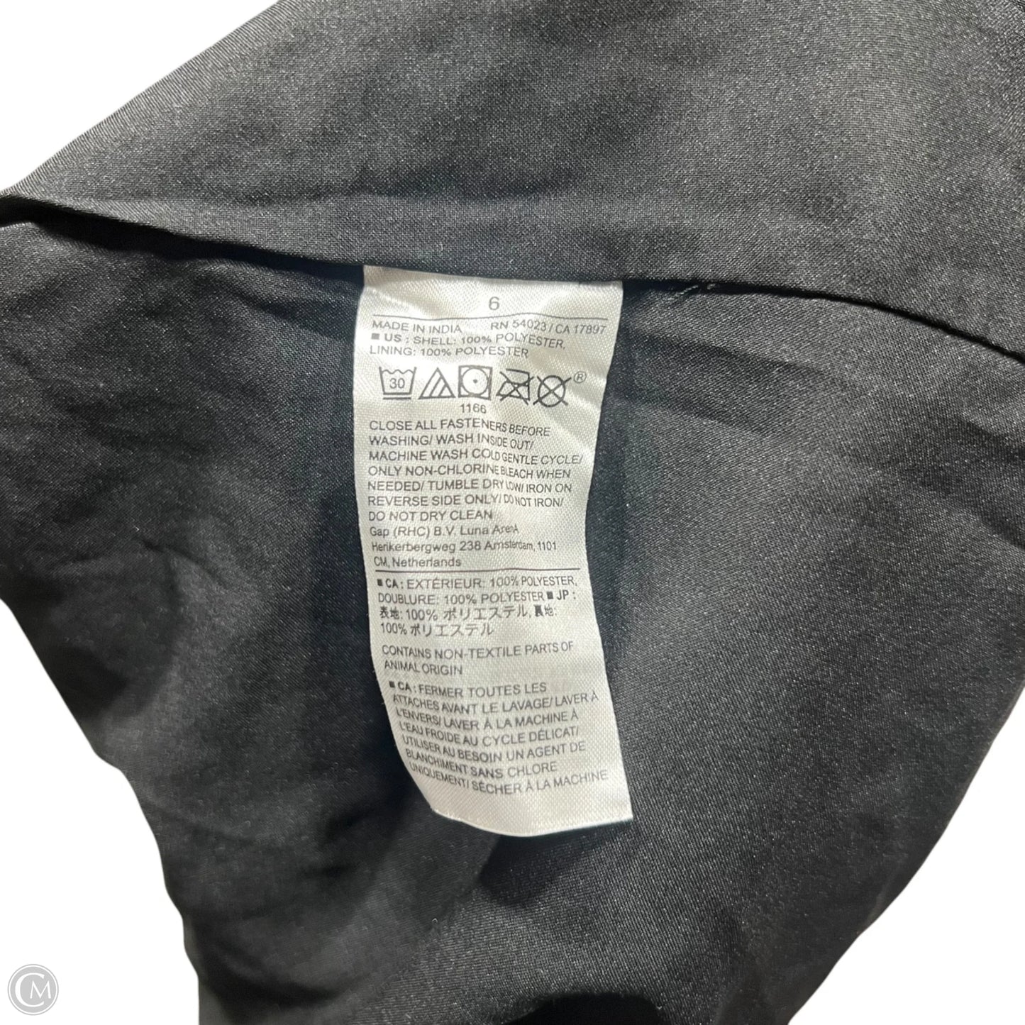Skirt Midi By Banana Republic In Black, Size: 6