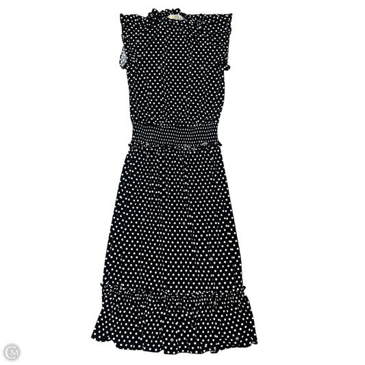 Dress Casual Maxi By Michael By Michael Kors In Black & White, Size: S
