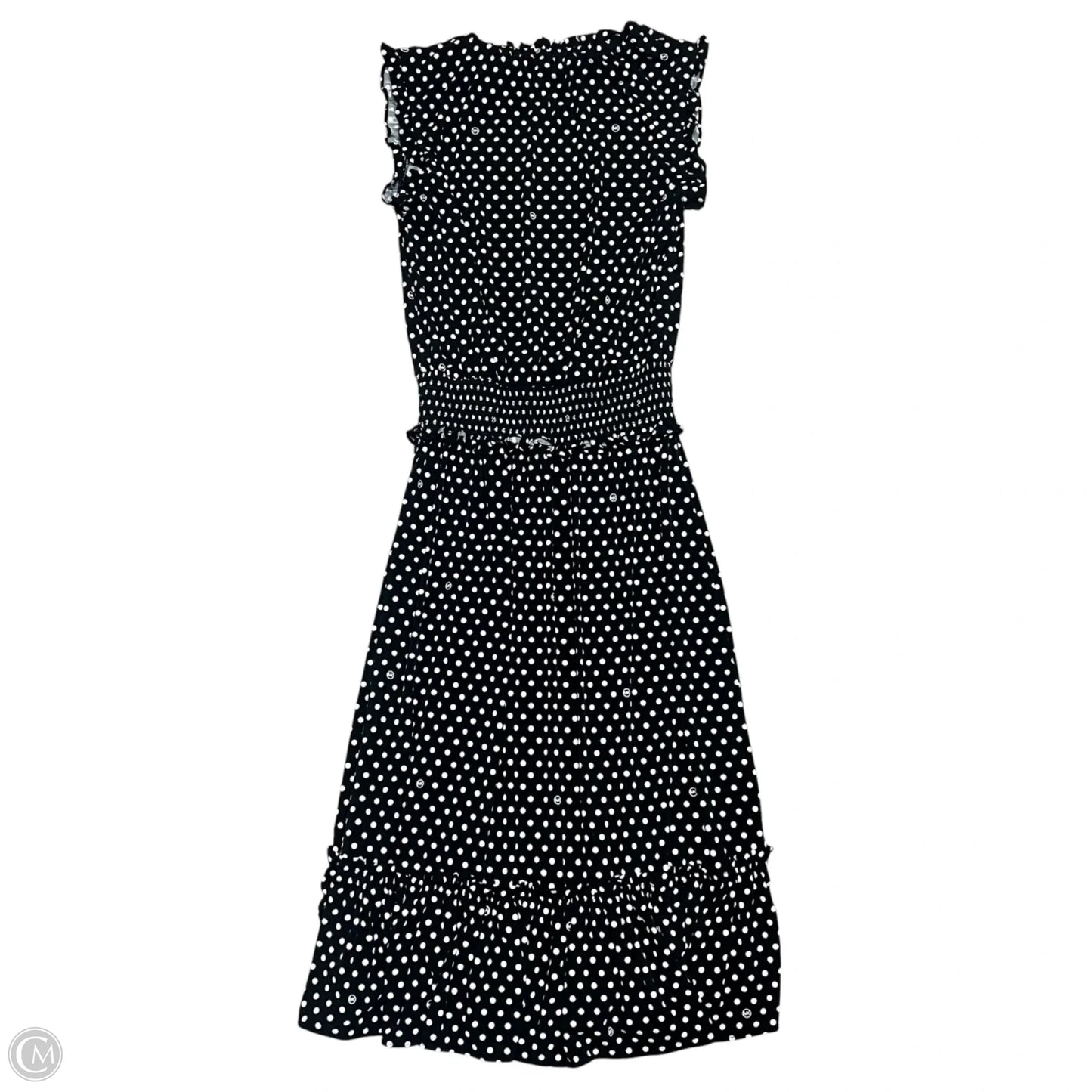 Dress Casual Maxi By Michael By Michael Kors In Black & White, Size: S