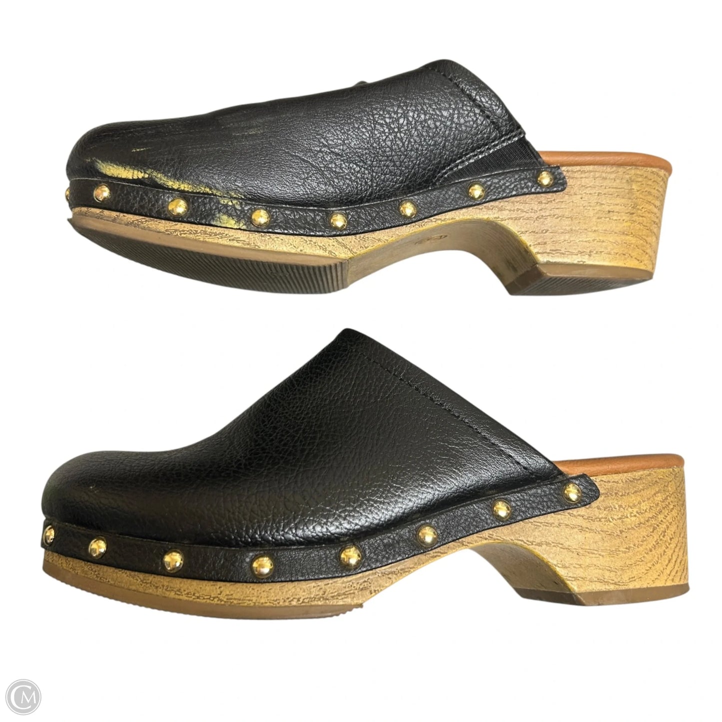 Shoes Heels Block By Universal Thread In Black & Tan, Size: 6