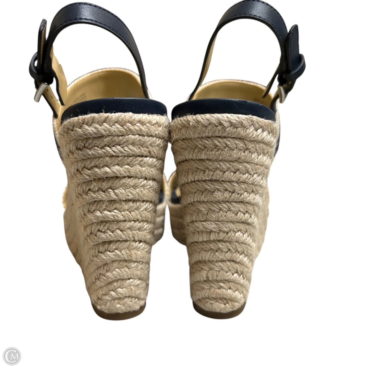 Shoes Heels Wedge By Michael By Michael Kors In Blue & Tan, Size: 6.5