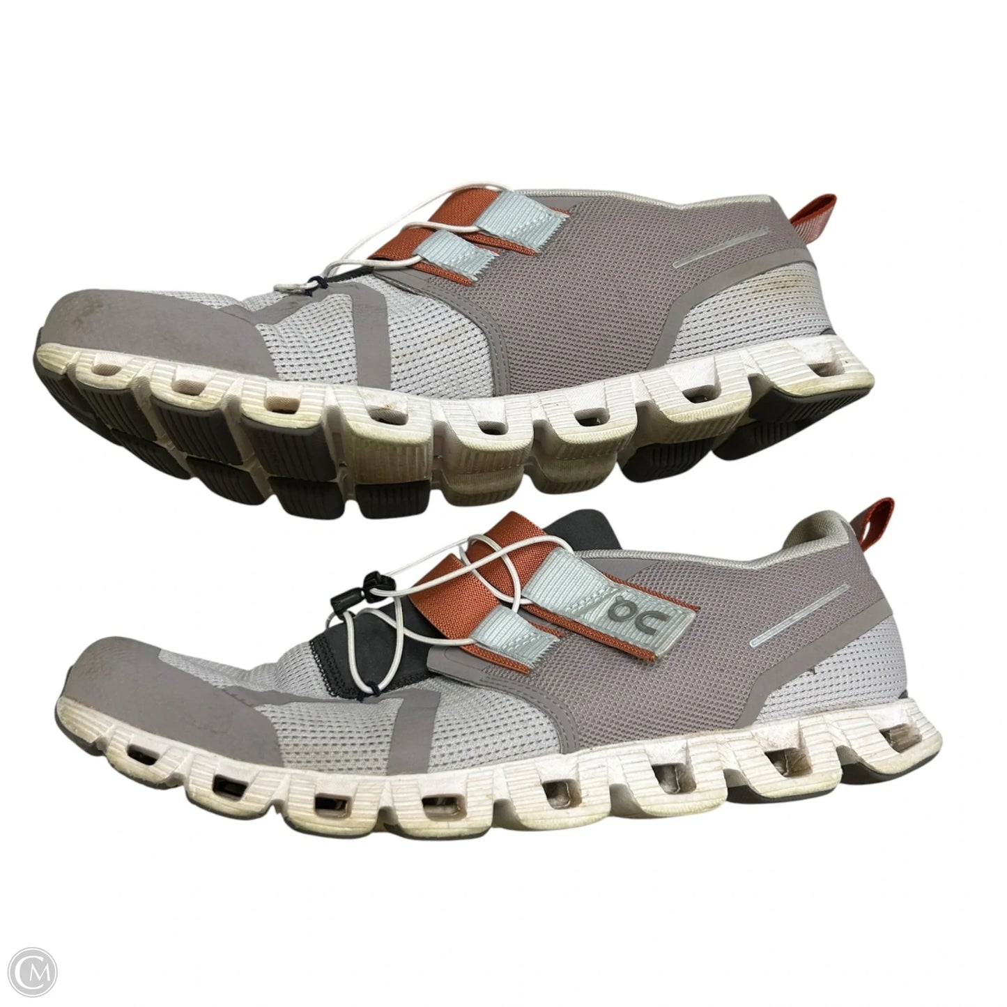 Shoes Athletic By On Cloud In Orange & Silver, Size: 11