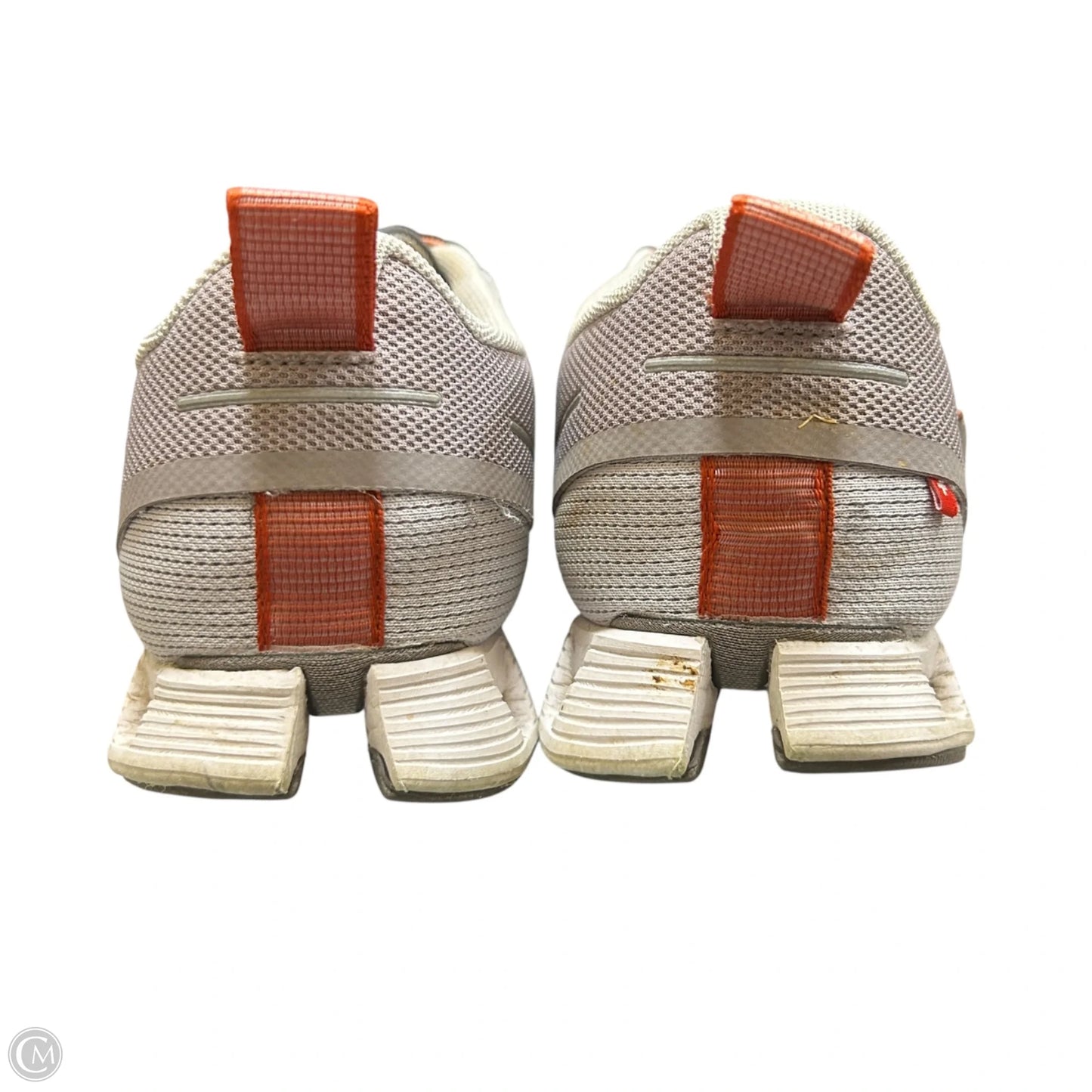 Shoes Athletic By On Cloud In Orange & Silver, Size: 11