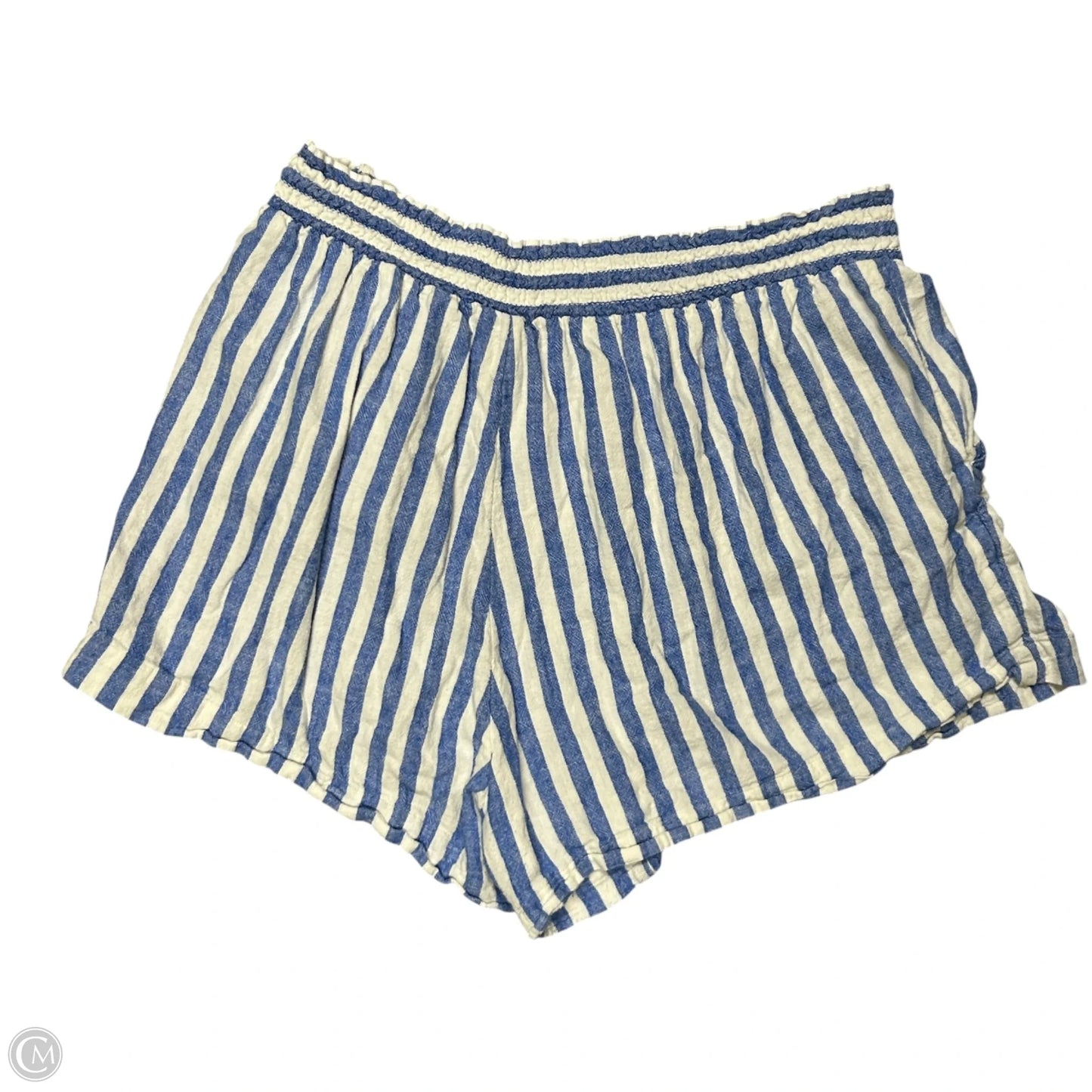 Shorts By Ava & Viv In Blue & White, Size: 20