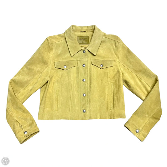 Jacket Moto Leather By Blanknyc In Yellow, Size: L