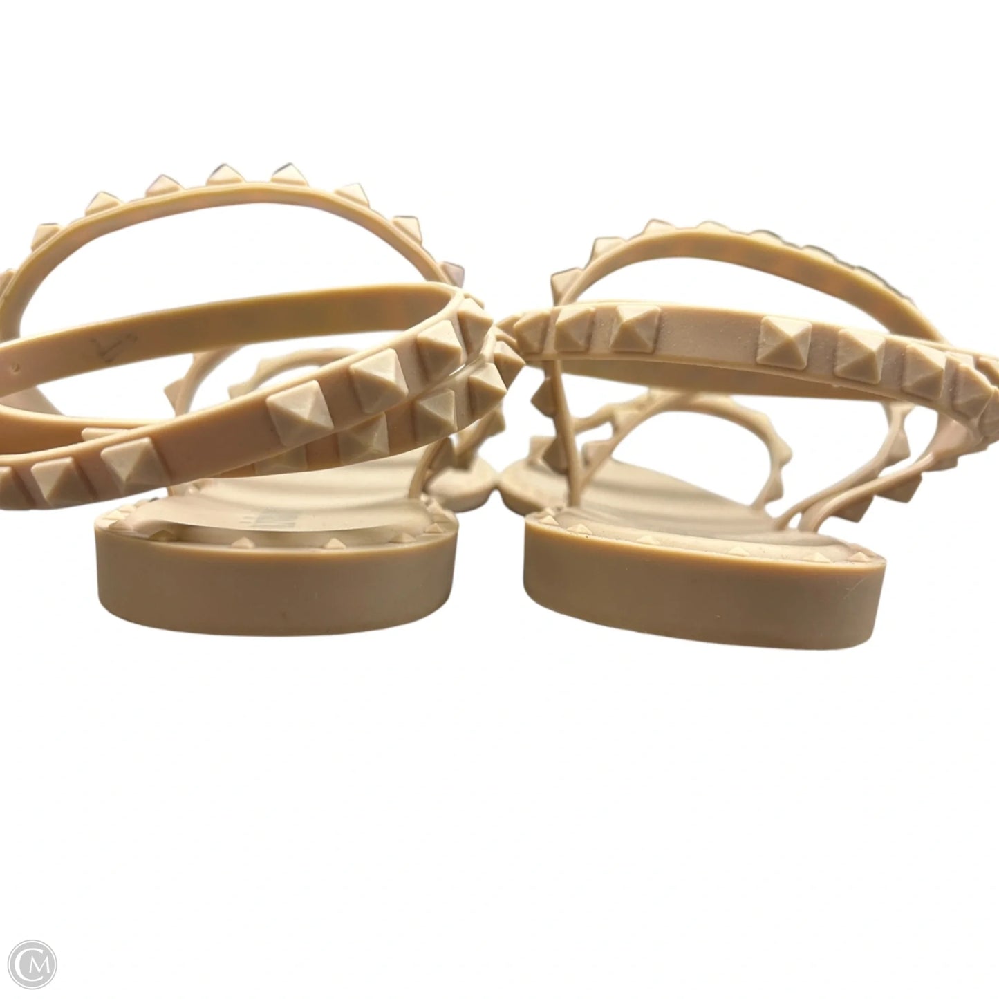 Sandals Flats By Olivia Miller In Beige, Size: 9
