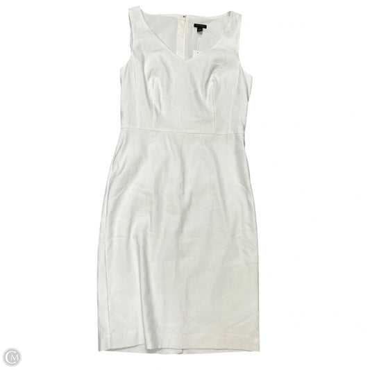 Dress Party Midi By Ann Taylor In White, Size: 4