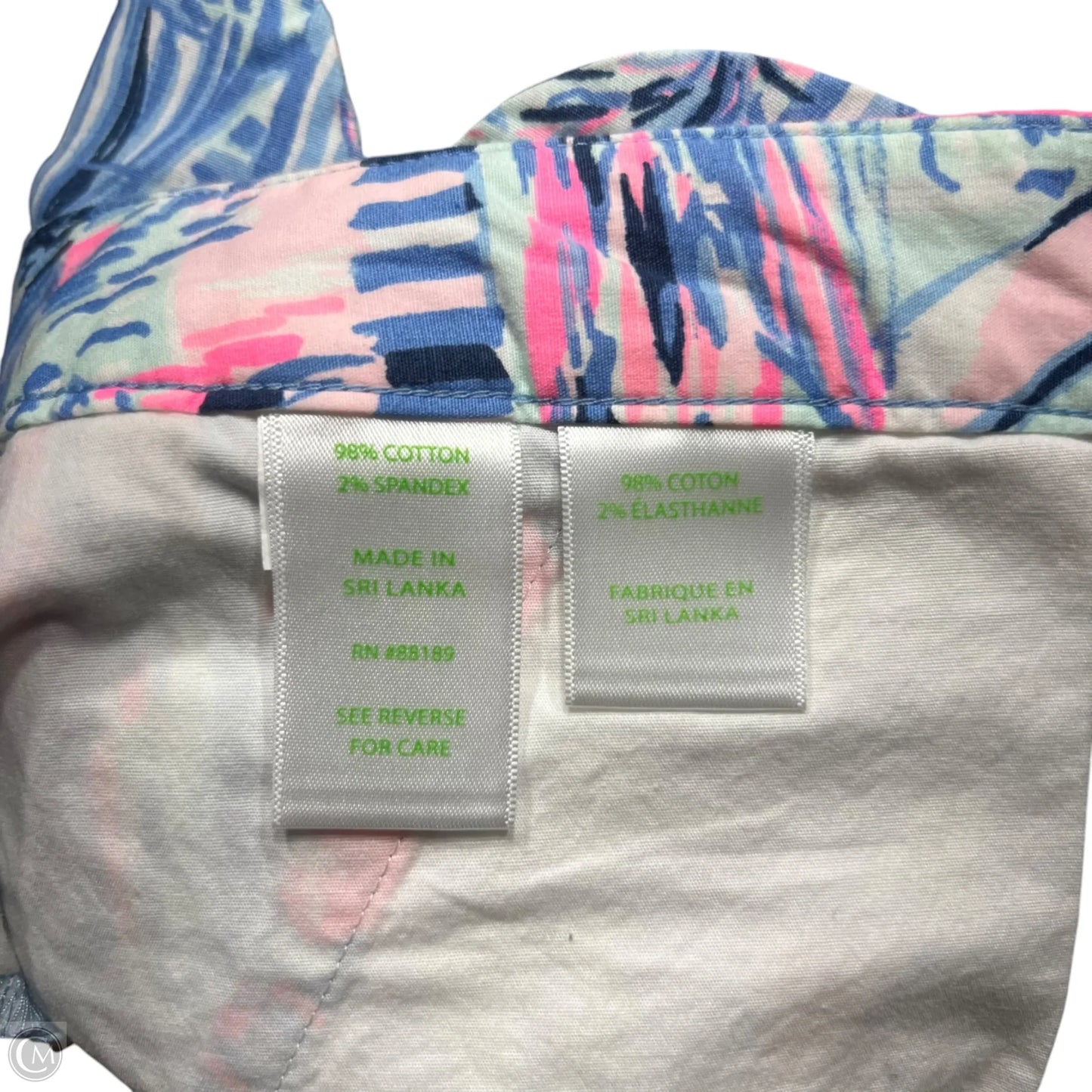 Shorts Designer By Lilly Pulitzer In Blue & Pink, Size: 4