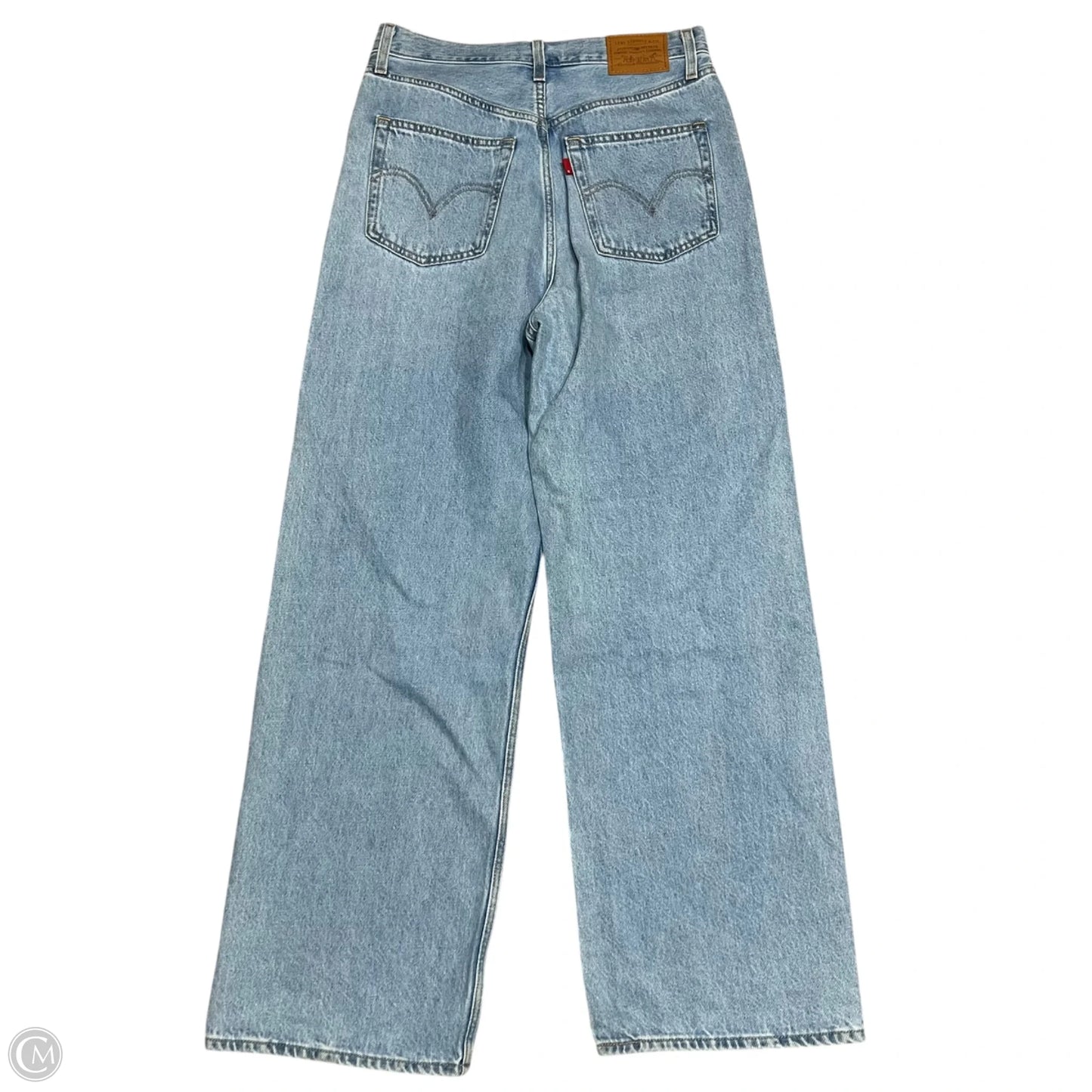Jeans Straight By Levis In Blue Denim, Size: 6
