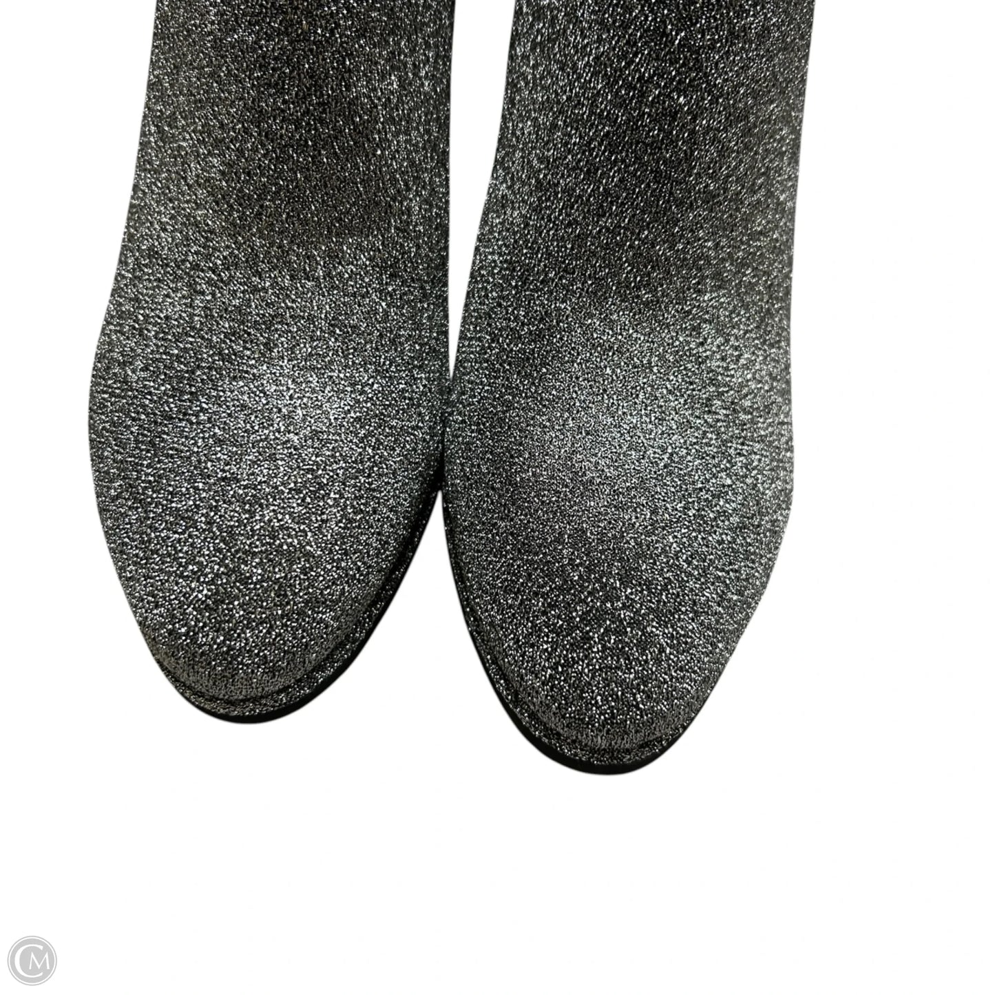 Boots Ankle Heels By Marc Fisher In Silver, Size: 7