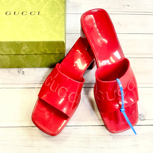 Sandals Luxury Designer By Gucci  Size: 10