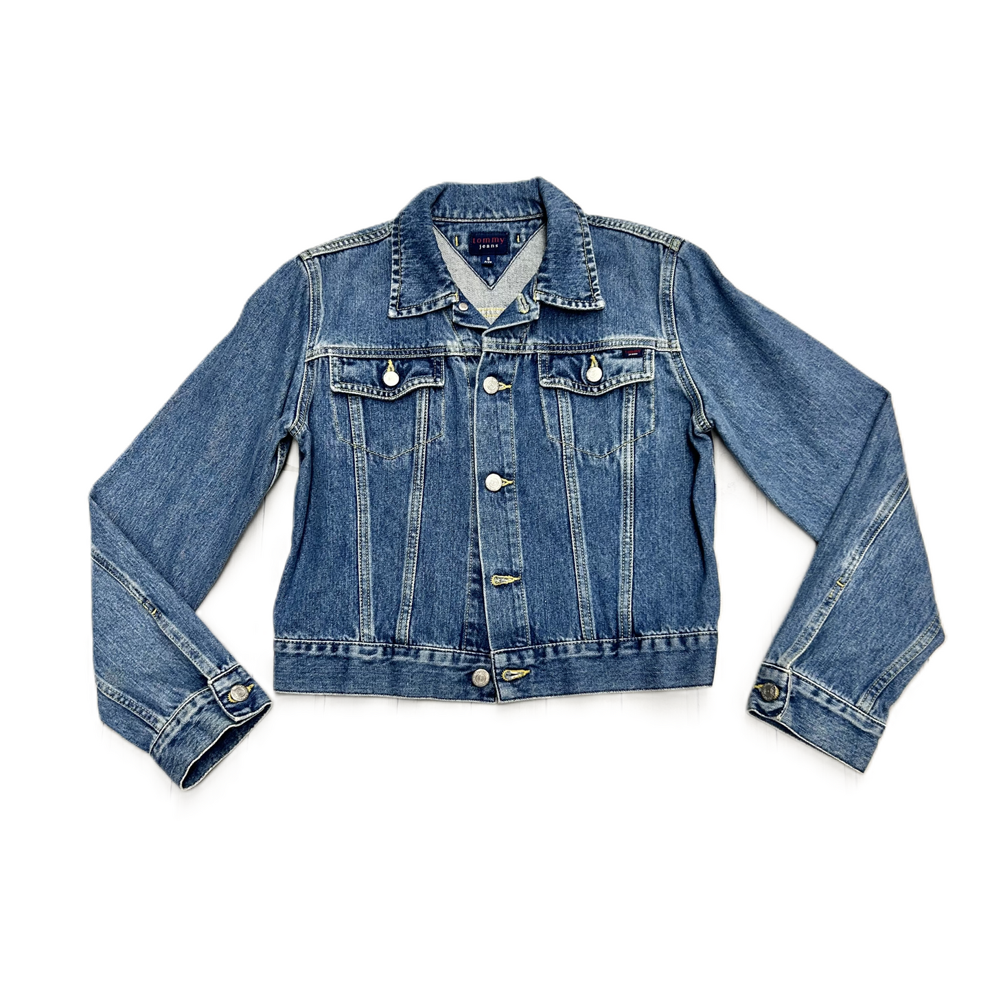 Jacket Denim By Tommy Hilfiger In Blue Denim, Size: S