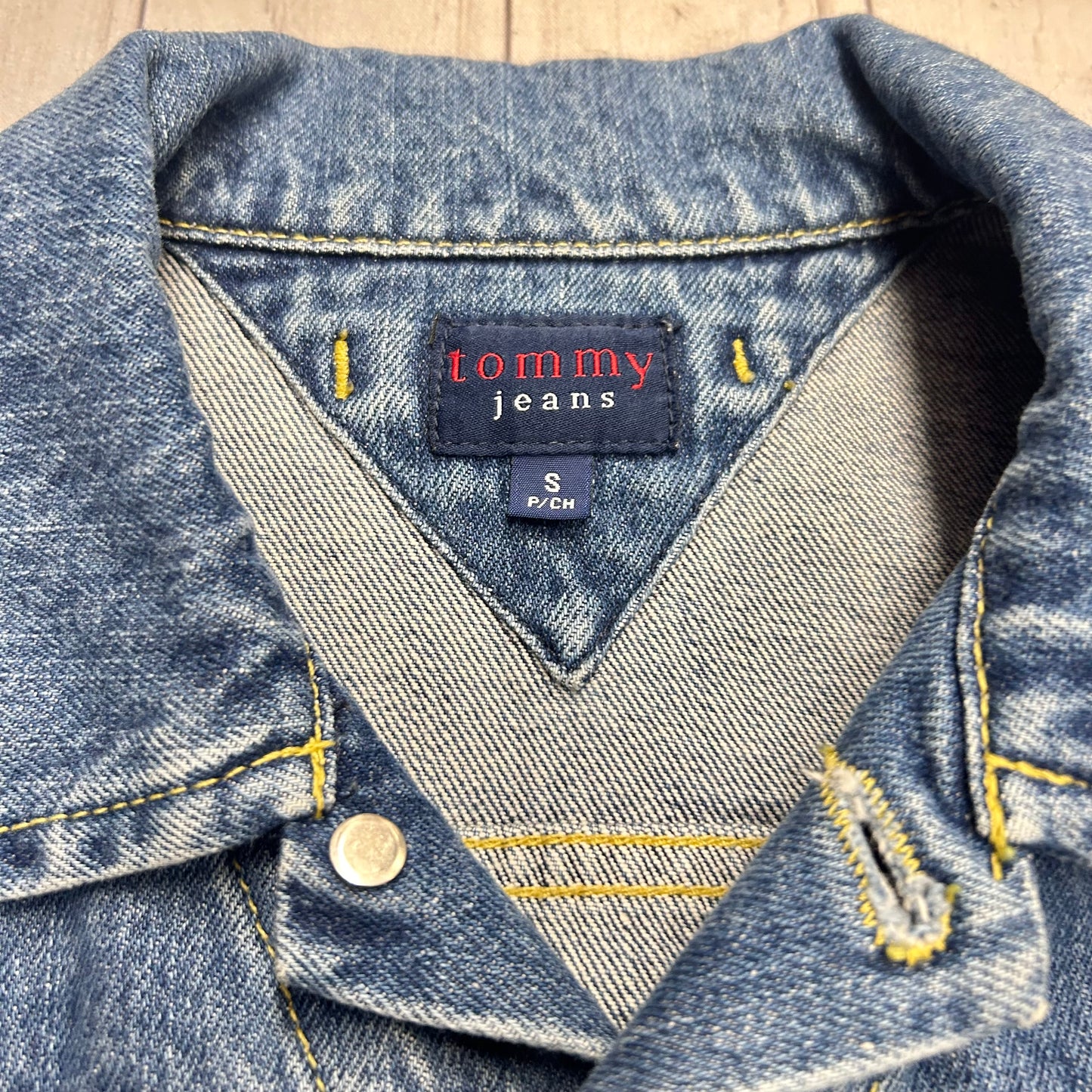 Jacket Denim By Tommy Hilfiger In Blue Denim, Size: S