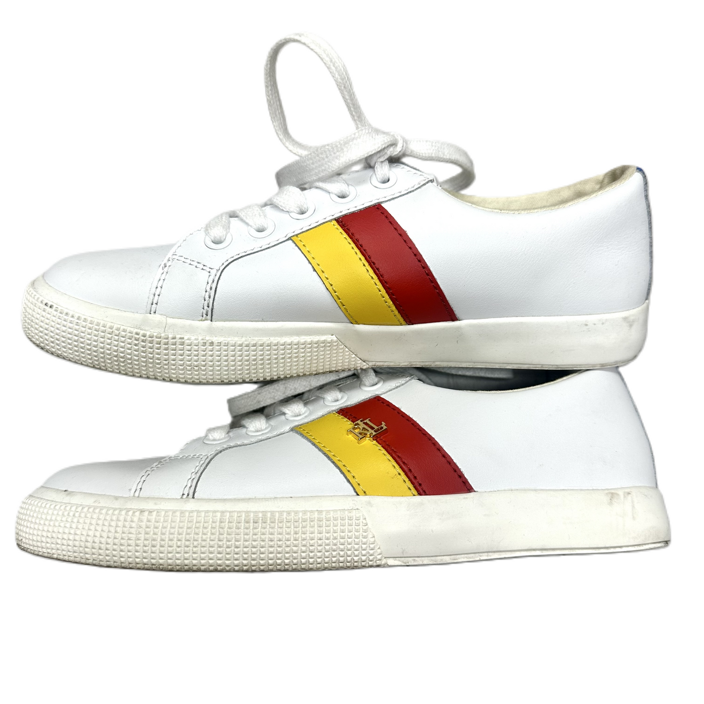 Shoes Sneakers By Ralph Lauren In White, Size: 6