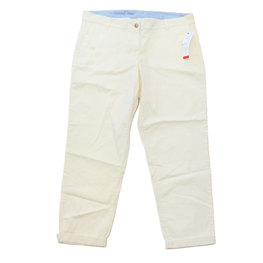 Yellow Pants Chinos & Khakis By Talbots, Size: 14