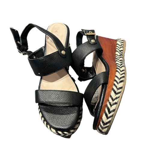 Black & White Sandals Heels Platform By Bcbgeneration, Size: 8.5
