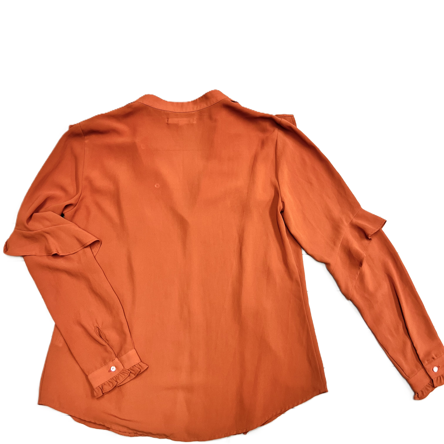 Orange Top Long Sleeve By Avec Les Filles, Size: S