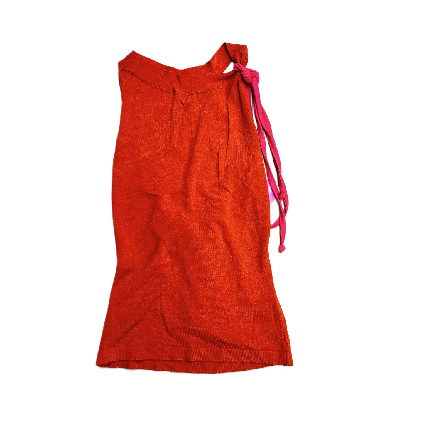 Orange Top Sleeveless Luxury Designer By Dolce And Gabbana Size: Xs